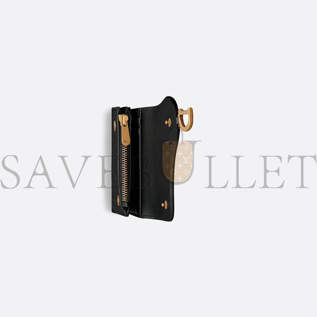 DIOR SADDLE LOTUS WALLET S5652CBAA_M900 (10*9*2.5cm)